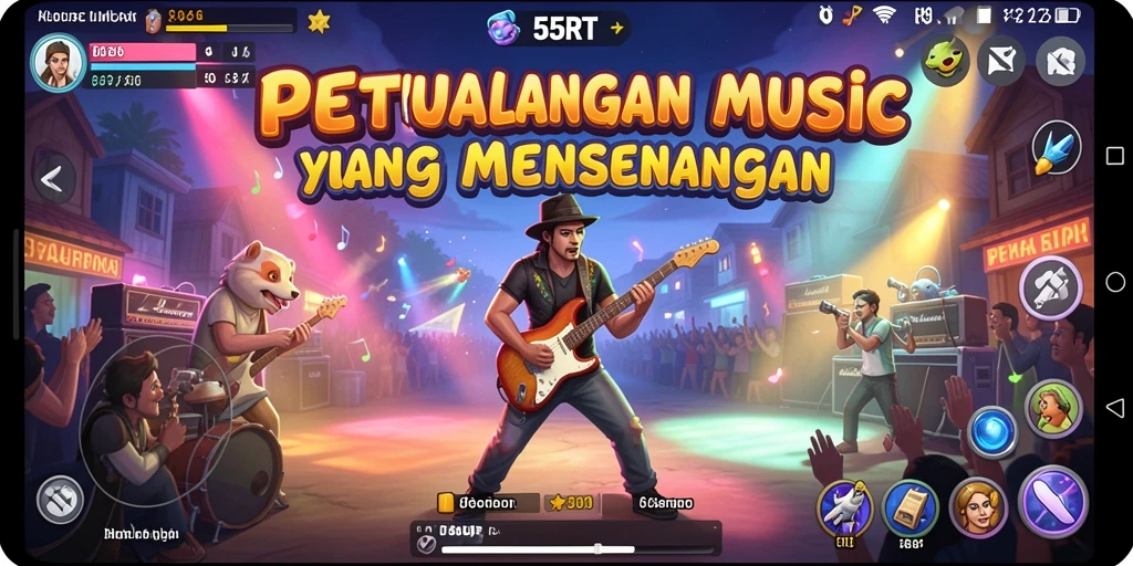 Tampilan gameplay 55RT yang menarik dan interaktif.
