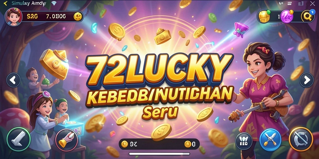 Tampilan gameplay menarik dalam 72LUCKY.