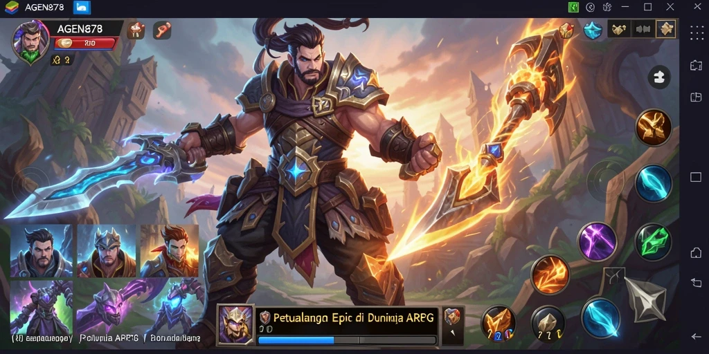 Tampilan gameplay menarik di dunia AGEN878 yang penuh aksi.