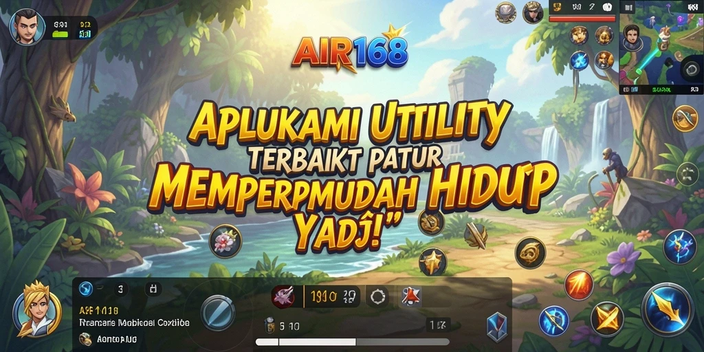 Screenshot utama AIR168 menampilkan fitur pengelolaan tugas dan pengingat.