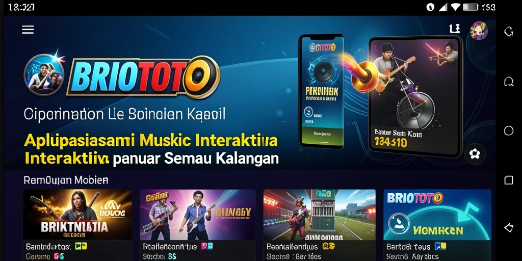 Tampilan gameplay BRIOTOTO yang interaktif dan menarik.