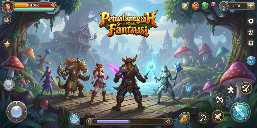 Tampilan gameplay DMD686 dengan aksi petualangan yang mendebarkan.