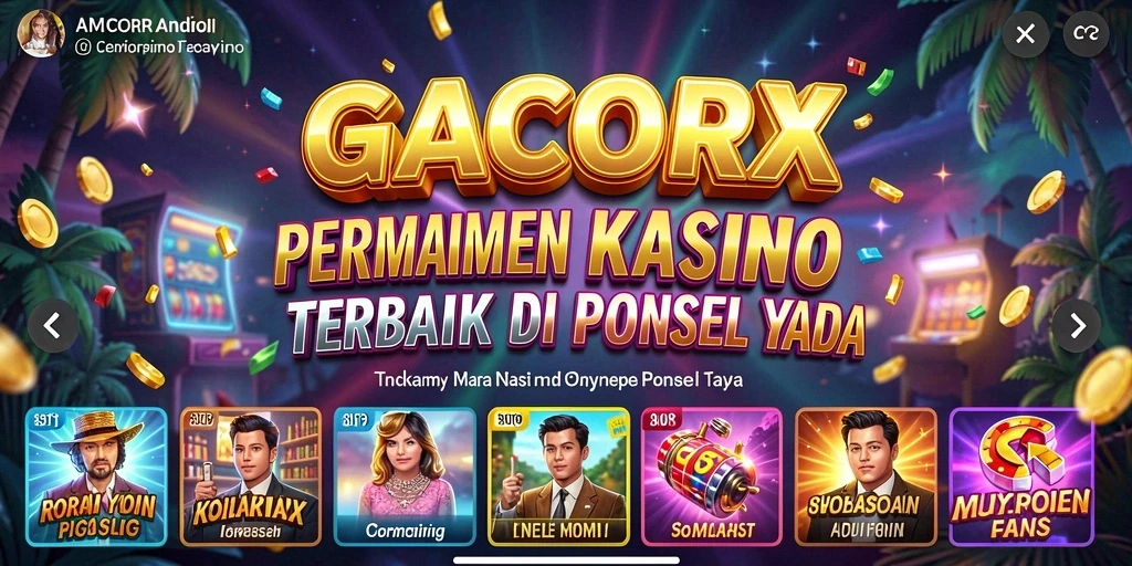 Tampilan gameplay menarik di aplikasi GACORX dengan desain grafis terbaik.