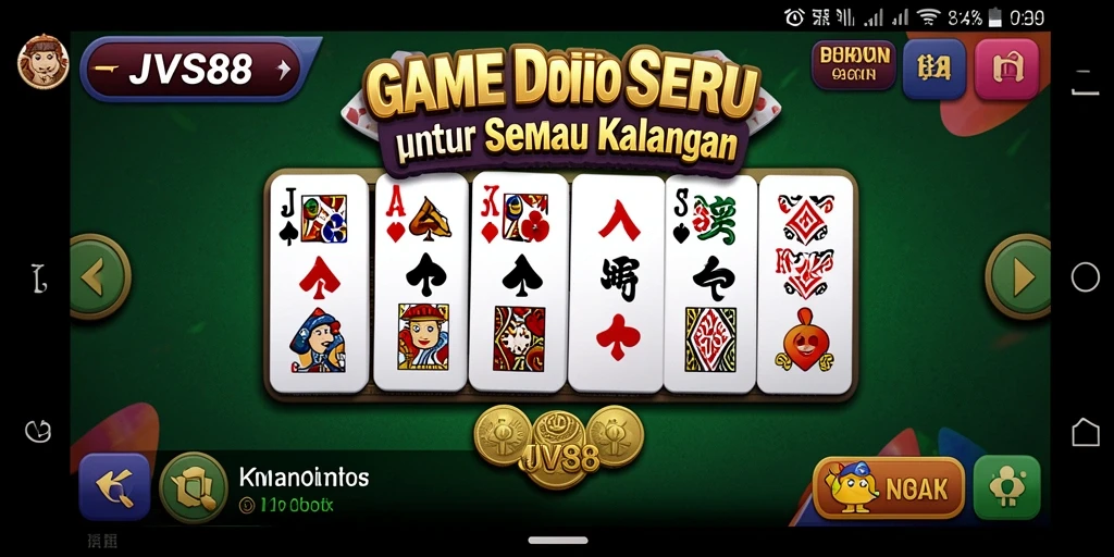 Tampilan gameplay seru dari JVS88 yang menggembirakan.