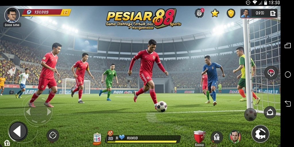 Tampilan luar biasa dari gameplay PESIAR88 yang mendebarkan.