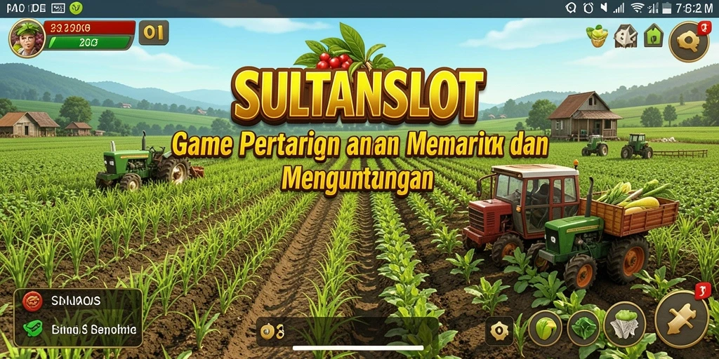 Screenshot menampilkan gameplay pertanian yang seru dan menarik.
