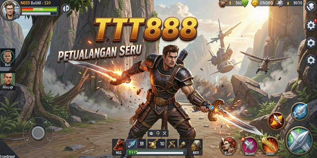 Tampilan mengejutkan dari gameplay TTT888 yang seru dan menantang.